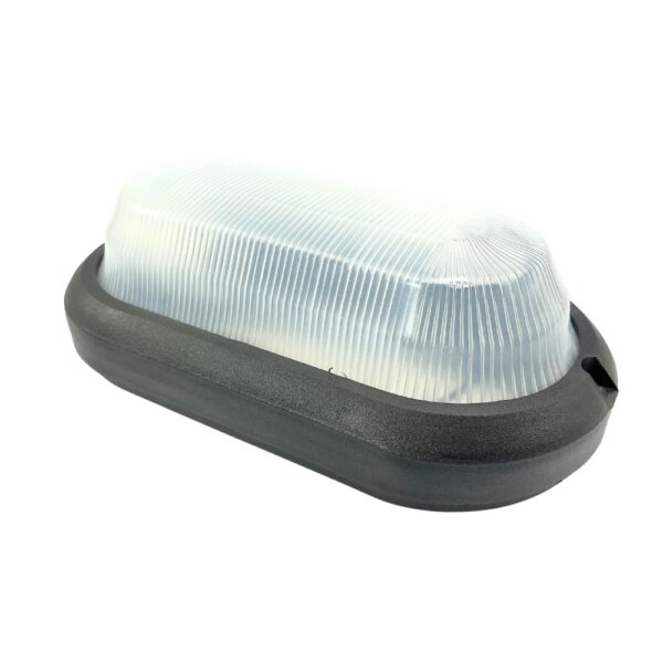 Plafón Aro Corola Blanco Y Negro